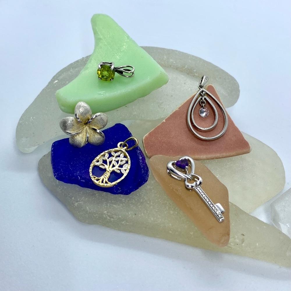 LOT 5 925 Pendants All Sterling Silver